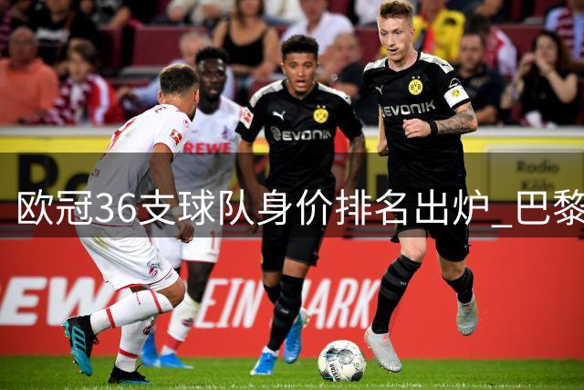 欧冠36支球队身价排名出炉 巴黎圣日耳曼位列榜首